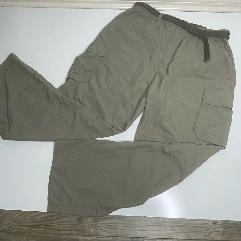 REI Army Green Khaki All Terrain Weatherproof Utility Pants‎ in Size Large x 30L - Picture 3 of 5